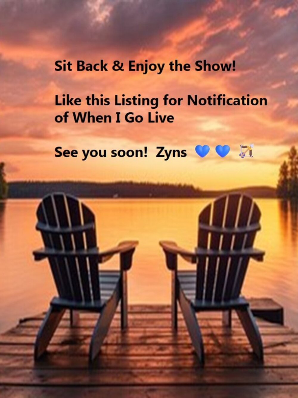 Like this Flyer to be Notified when I'm Live!